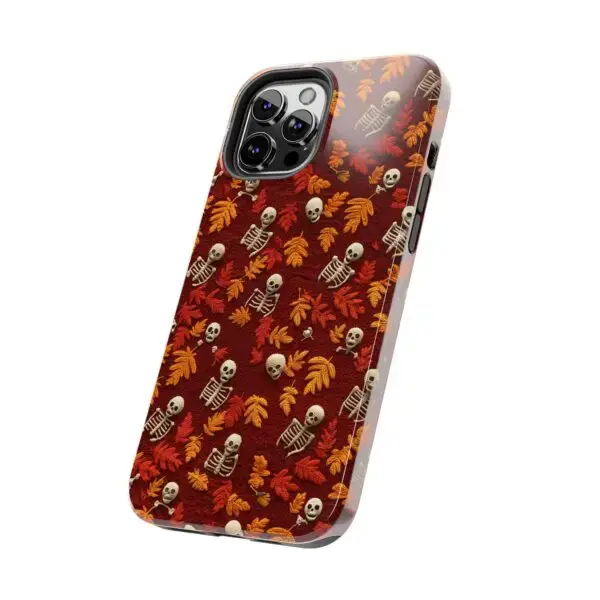 3D Orange Autumn Skeleton Tough Phone Cases for iPhone and Samsung - Image 56
