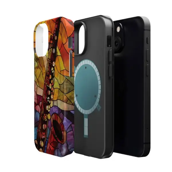Symphonic Stained Glass Oboe Magnetic Tough Case for iPhone and Samsung - Image 57