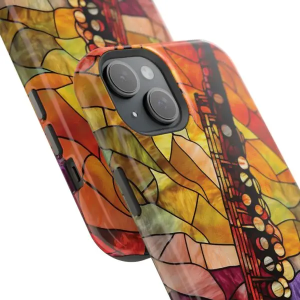 Symphonic Stained Glass Oboe Magnetic Tough Case for iPhone and Samsung - Image 103