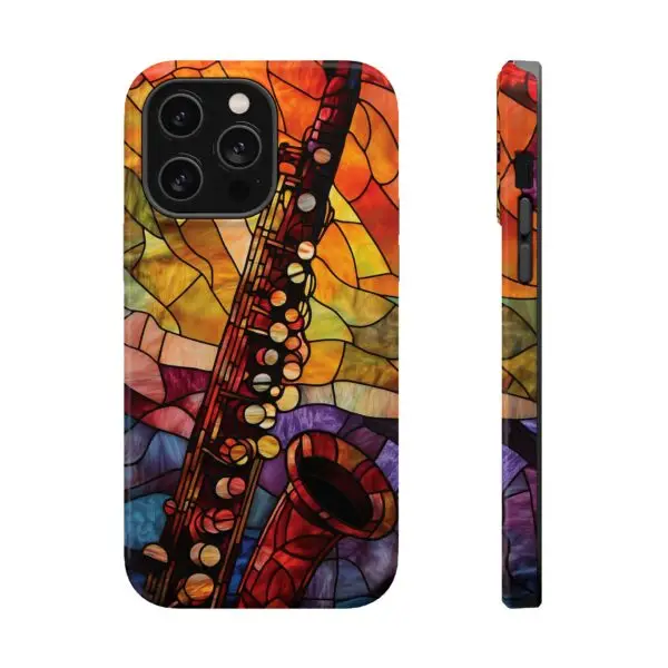 Symphonic Stained Glass Oboe Magnetic Tough Case for iPhone and Samsung - Image 36