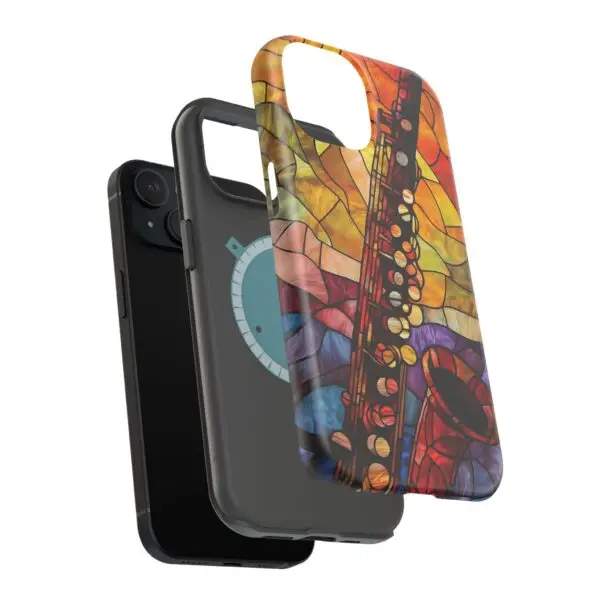 Symphonic Stained Glass Oboe Magnetic Tough Case for iPhone and Samsung - Image 87