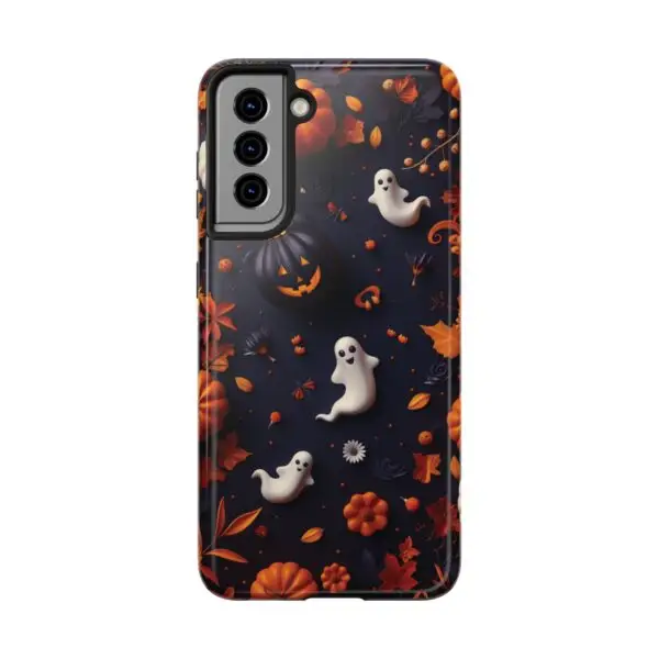 Spooky Harvest Autumn Halloween Skulls Tough Phone Cases for iPhone and Samsung - Image 121