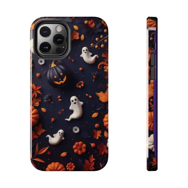 Spooky Harvest Autumn Halloween Skulls Tough Phone Cases for iPhone and Samsung - Image 47