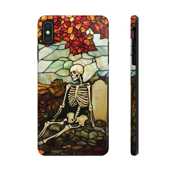 Autumn Graveyard Skeleton Tough Phone Cases for iPhone and Samsung - Image 15