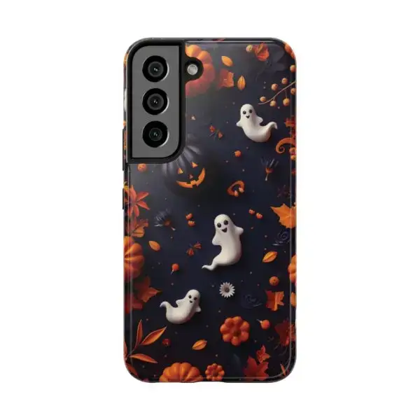 Spooky Harvest Autumn Halloween Skulls Tough Phone Cases for iPhone and Samsung - Image 116