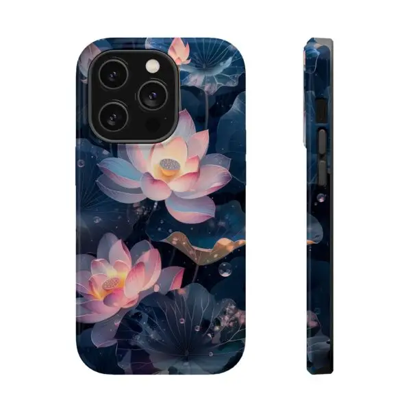 Dew-Kissed Lotus Magnetic Tough Case for iPhone and Samsung - Image 16