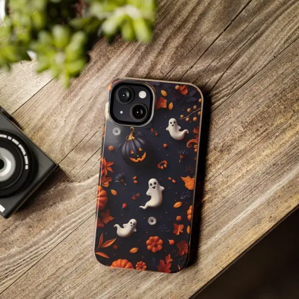 Spooky Harvest Autumn Halloween Skulls Tough Phone Cases for iPhone and Samsung - Image 64