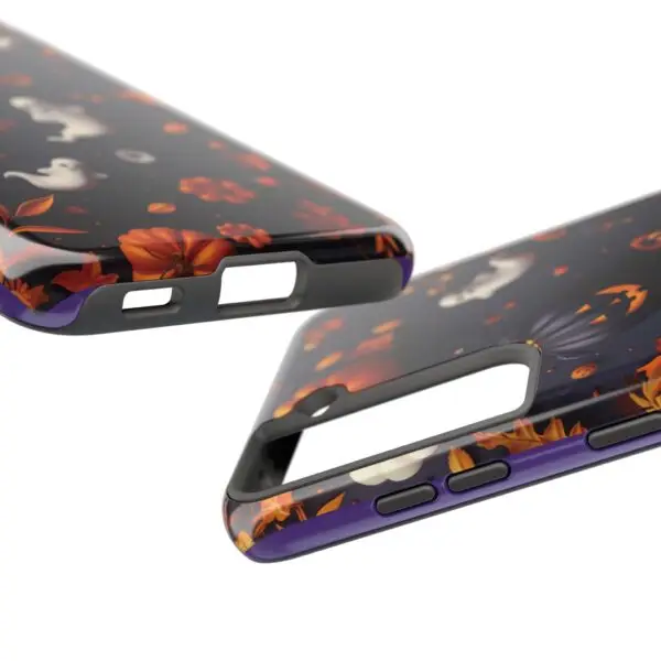 Spooky Harvest Autumn Halloween Skulls Tough Phone Cases for iPhone and Samsung - Image 123