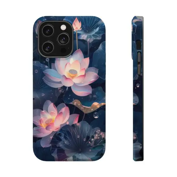 Dew-Kissed Lotus Magnetic Tough Case for iPhone and Samsung - Image 41