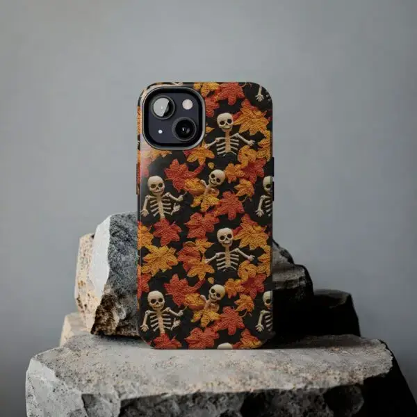 3D Autumn Skeleton Tough Phone Cases for iPhone and Samsung - Image 56