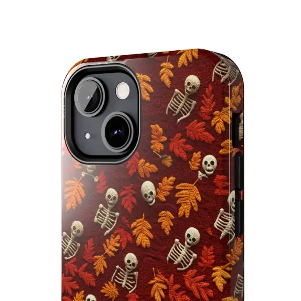 3D Orange Autumn Skeleton Tough Phone Cases for iPhone and Samsung - Image 65