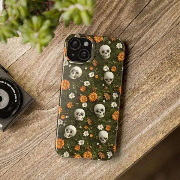 Autumn Requiem Mossy Autumn Skull Slim Phone Case for iPhone and Samsung - Image 15