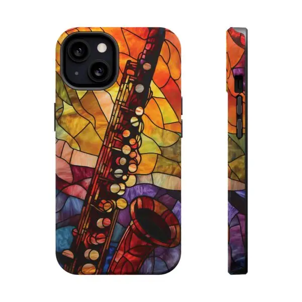 Symphonic Stained Glass Oboe Magnetic Tough Case for iPhone and Samsung - Image 51