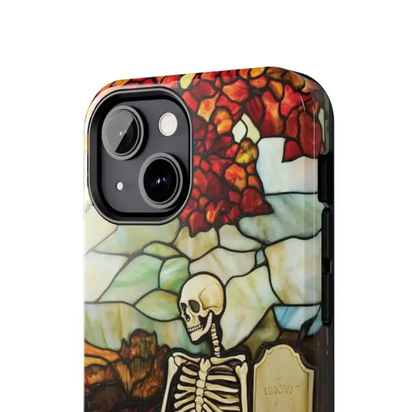 Autumn Graveyard Skeleton Tough Phone Cases for iPhone and Samsung - Image 68