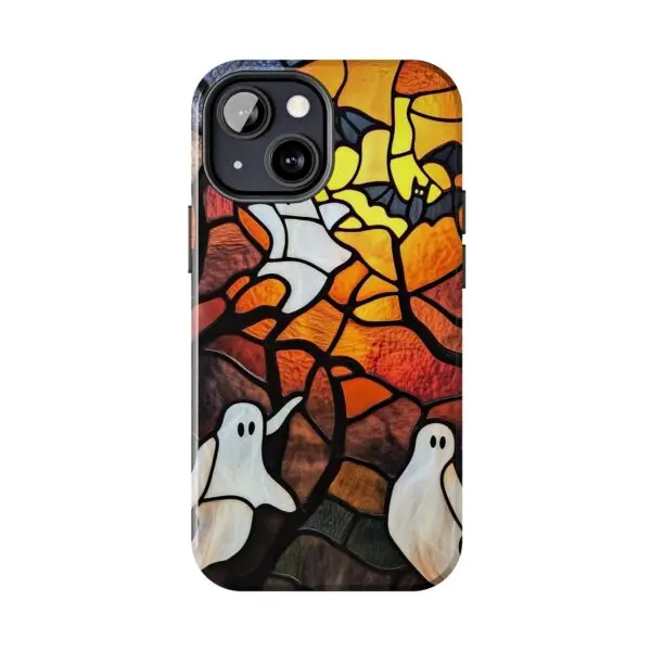 Spectral Stained Glass Halloween Tough Phone Case for iPhone and Samsung - Image 66