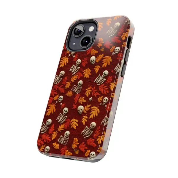 3D Orange Autumn Skeleton Tough Phone Cases for iPhone and Samsung - Image 68