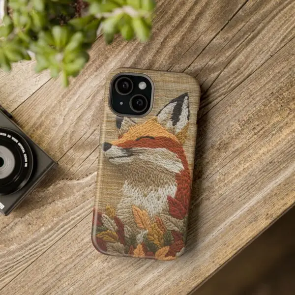 Autumn Whimsy Fox Magnetic Tough Case for iPhone and Samsung - Image 90