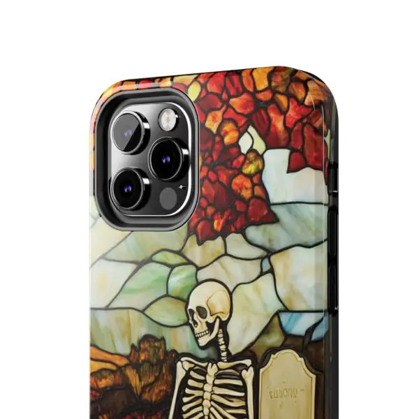 Autumn Graveyard Skeleton Tough Phone Cases for iPhone and Samsung - Image 50