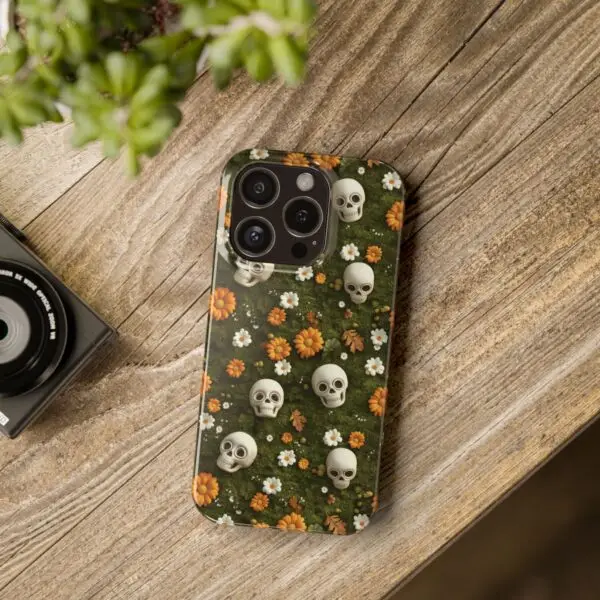 Autumn Requiem Mossy Autumn Skull Slim Phone Case for iPhone and Samsung - Image 10