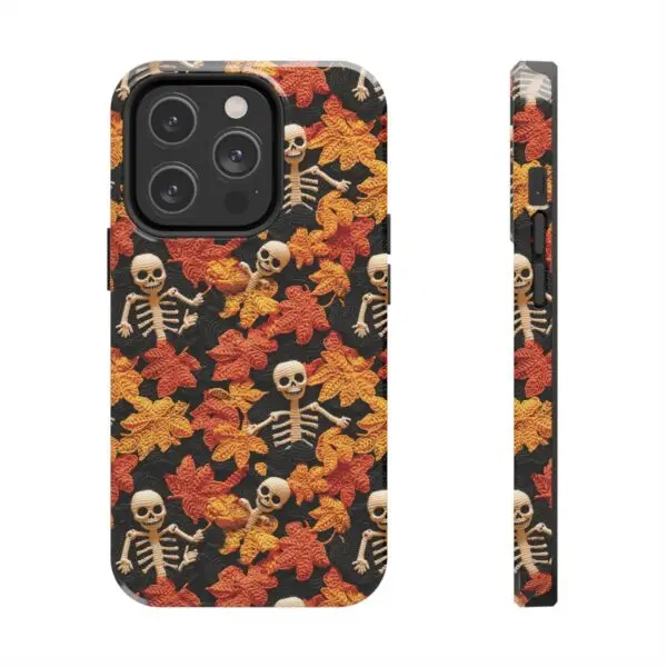 3D Autumn Skeleton Tough Phone Cases for iPhone and Samsung - Image 81