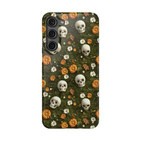 Autumn Requiem Mossy Autumn Skull Slim Phone Case for iPhone and Samsung - Image 47