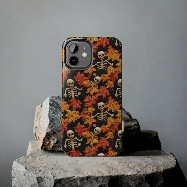 3D Autumn Skeleton Tough Phone Cases for iPhone and Samsung - Image 32