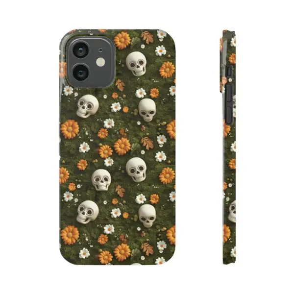 Autumn Requiem Mossy Autumn Skull Slim Phone Case for iPhone and Samsung - Image 28