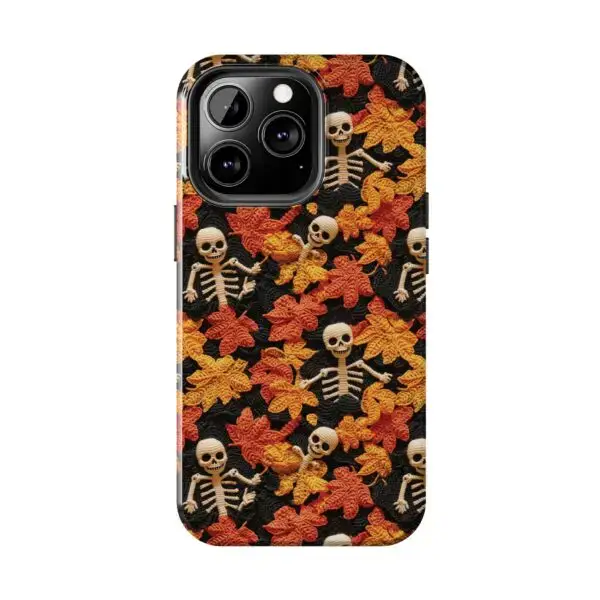 3D Autumn Skeleton Tough Phone Cases for iPhone and Samsung - Image 70