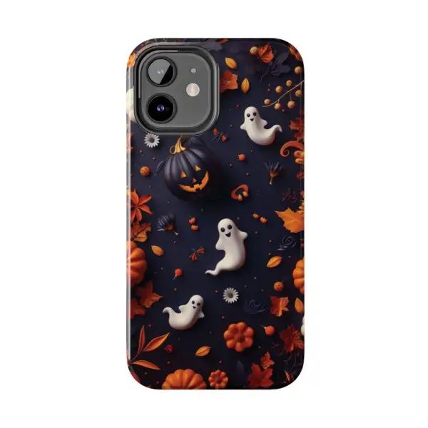 Spooky Harvest Autumn Halloween Skulls Tough Phone Cases for iPhone and Samsung - Image 36