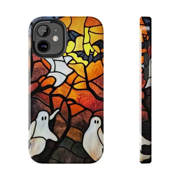 Spectral Stained Glass Halloween Tough Phone Case for iPhone and Samsung - Image 41