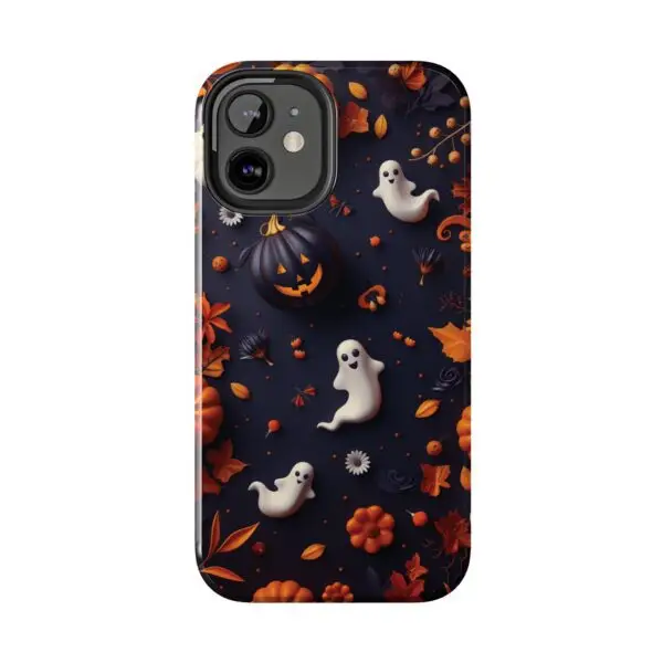 Spooky Harvest Autumn Halloween Skulls Tough Phone Cases for iPhone and Samsung - Image 42