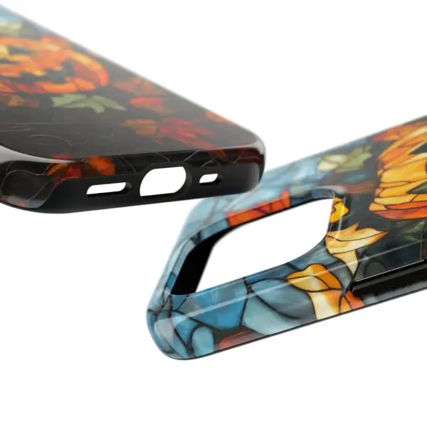 Luminous Lantern Halloween Stained Glass Tough Phone Case for iPhone and Samsung - Image 93