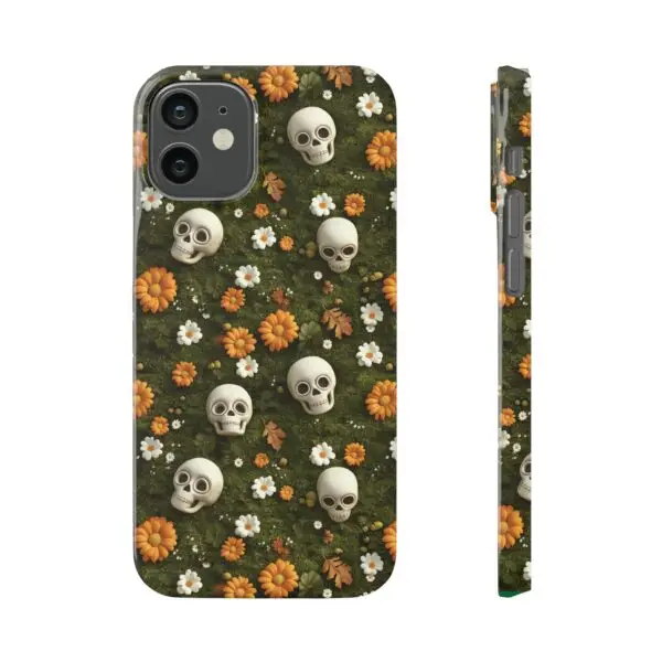 Autumn Requiem Mossy Autumn Skull Slim Phone Case for iPhone and Samsung - Image 30