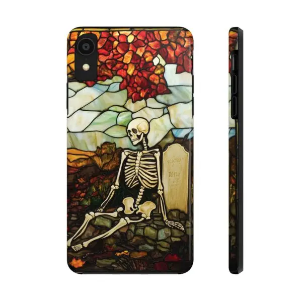 Autumn Graveyard Skeleton Tough Phone Cases for iPhone and Samsung - Image 11