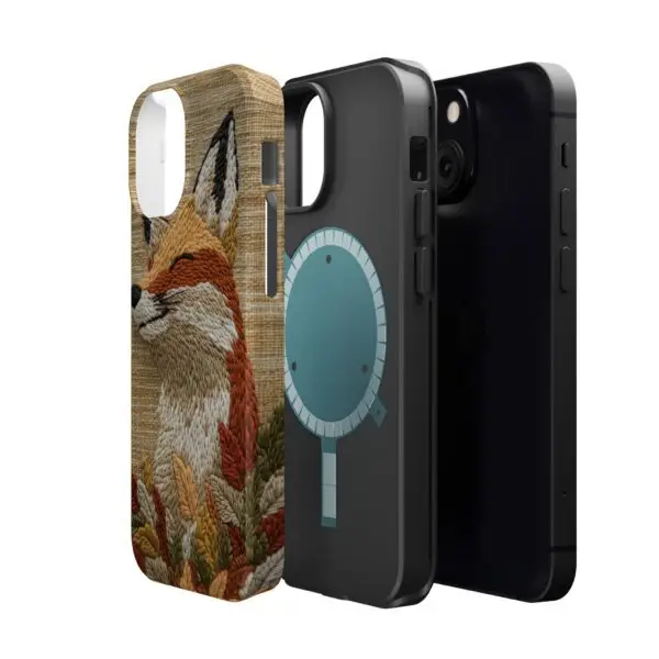 Autumn Whimsy Fox Magnetic Tough Case for iPhone and Samsung - Image 57