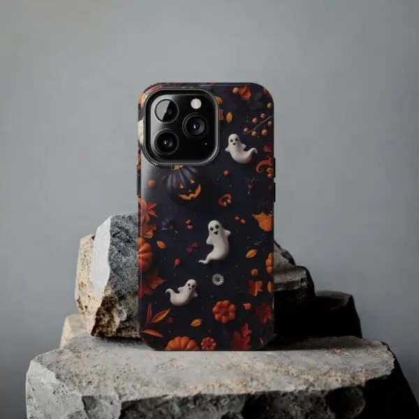 Spooky Harvest Autumn Halloween Skulls Tough Phone Cases for iPhone and Samsung - Image 75