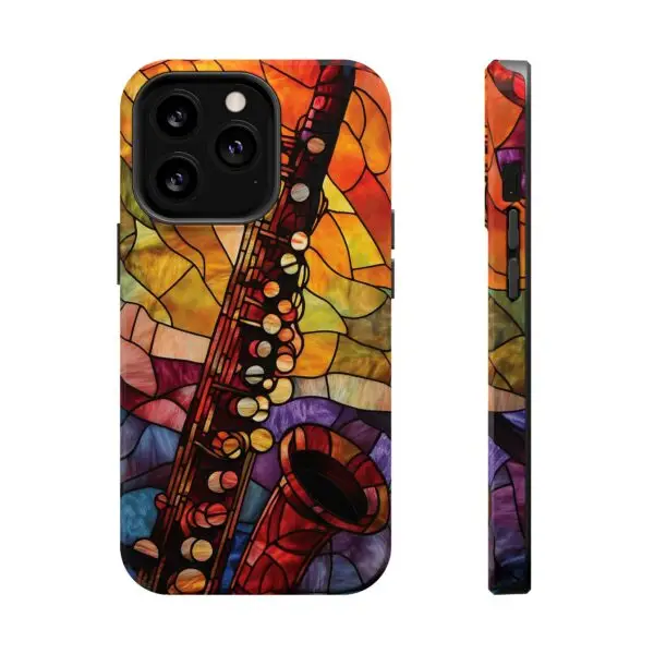 Symphonic Stained Glass Oboe Magnetic Tough Case for iPhone and Samsung - Image 66
