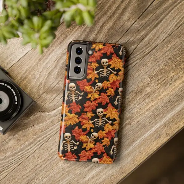 3D Autumn Skeleton Tough Phone Cases for iPhone and Samsung - Image 121