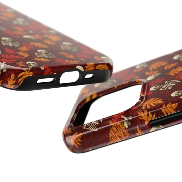 3D Orange Autumn Skeleton Tough Phone Cases for iPhone and Samsung - Image 93