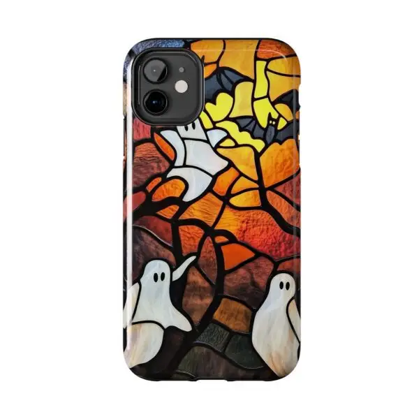 Spectral Stained Glass Halloween Tough Phone Case for iPhone and Samsung - Image 18