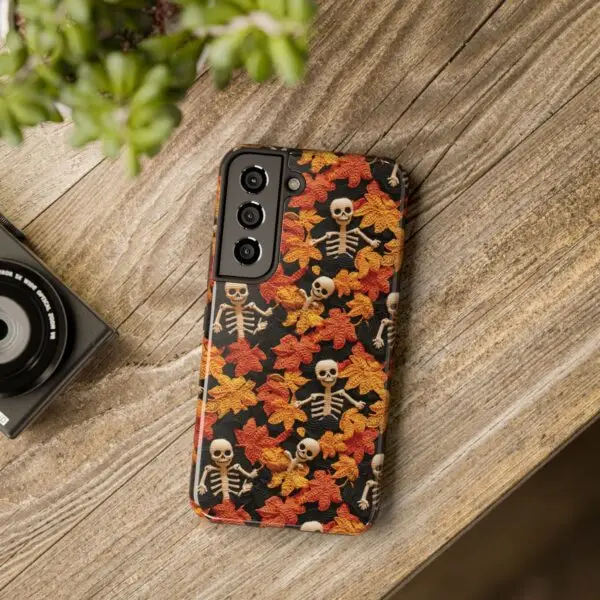 3D Autumn Skeleton Tough Phone Cases for iPhone and Samsung - Image 116