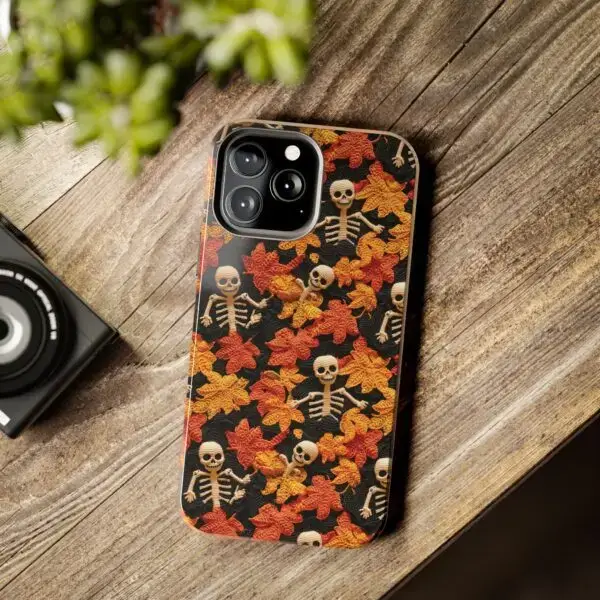 3D Autumn Skeleton Tough Phone Cases for iPhone and Samsung - Image 79