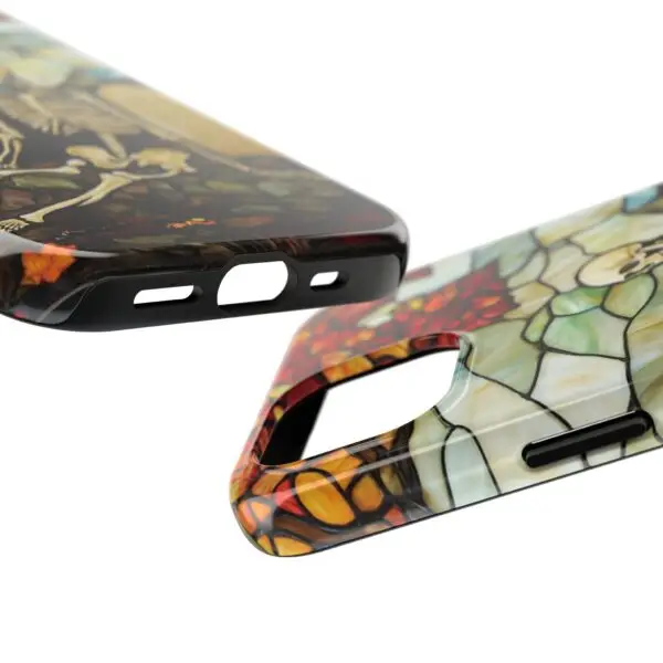 Autumn Graveyard Skeleton Tough Phone Cases for iPhone and Samsung - Image 3