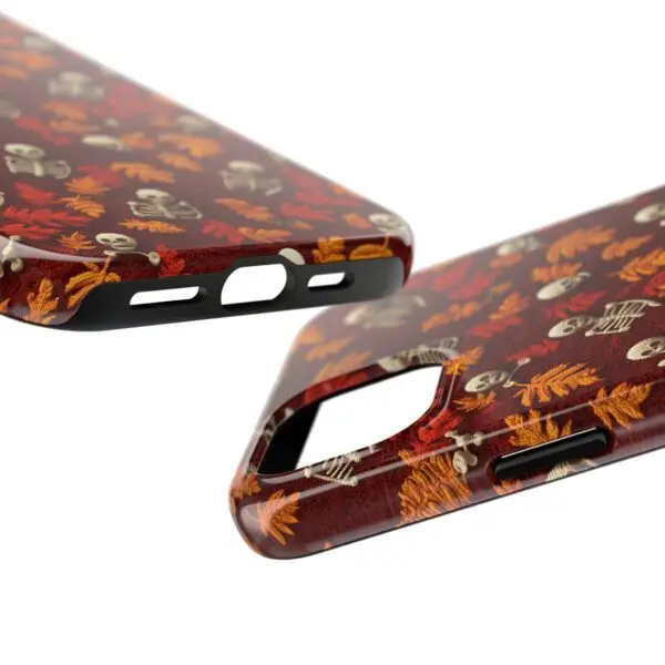3D Orange Autumn Skeleton Tough Phone Cases for iPhone and Samsung - Image 98