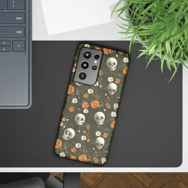 Autumn Requiem Mossy Autumn Skull Slim Phone Case for iPhone and Samsung - Image 68