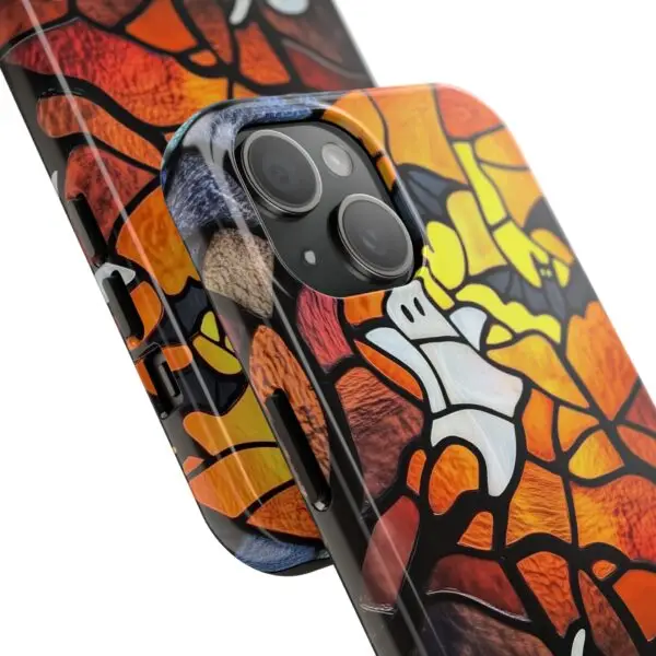 Spectral Stained Glass Halloween Tough Phone Case for iPhone and Samsung - Image 2