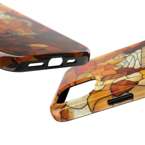 Stained Glass Pumpkin Spice Latte (PSL) Tough Phone Case for iPhone and Samsung - Image 98