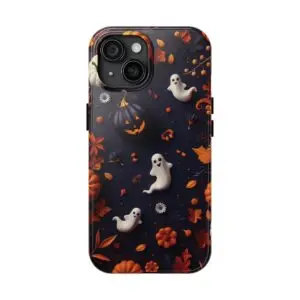 Spooky Harvest Autumn Halloween Skulls Tough Phone Cases for iPhone and Samsung