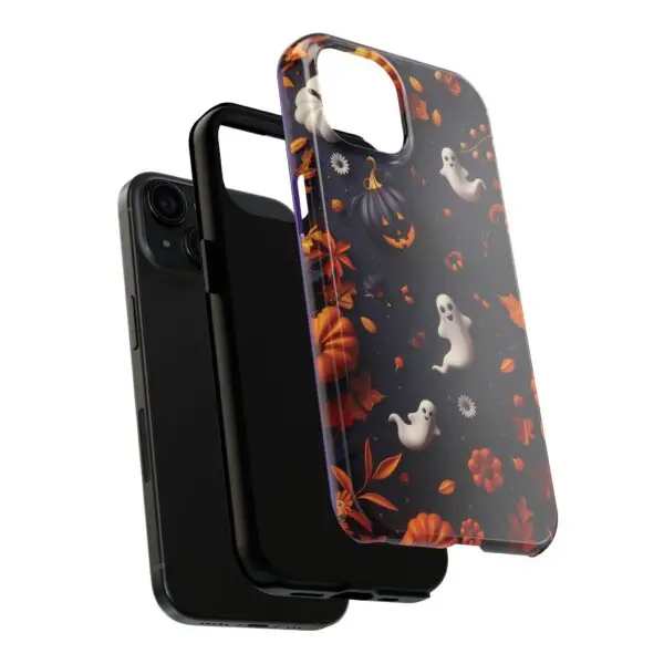 Spooky Harvest Autumn Halloween Skulls Tough Phone Cases for iPhone and Samsung - Image 4