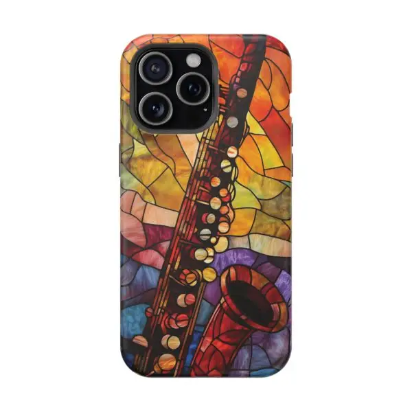 Symphonic Stained Glass Oboe Magnetic Tough Case for iPhone and Samsung - Image 116